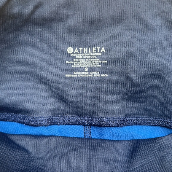 Athleta Flurry Colorblock Base Layer Textured Ribbed Tights - Picture 3 of 5